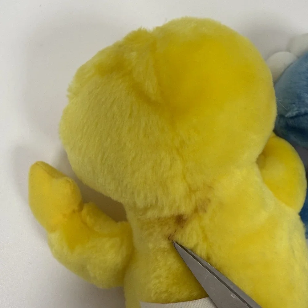 Vintage Sesame Street Cookie Big Bird Stuffed Plush Playskool 9